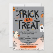 Mysterious Chinese Text Halloween Invitation Einladung (Vorderseite)