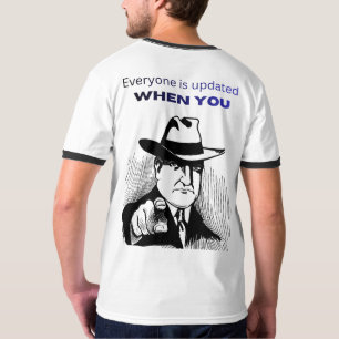 Mysterious Detective Noir Grafik-T-Shirt T-Shirt