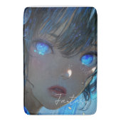 Mysterious Fantasy Girl - Ocean Art Aesthetic Badematte (Vorderseite Vertikal)