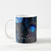 Mysterious Fantasy Girl - Ocean Art Aesthetic Kaffeetasse (Links)