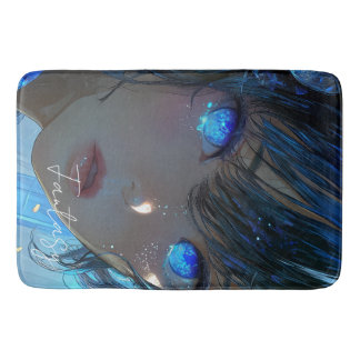Mysterious Fantasy Girl - Ozean-Kunstästhetik Badematte