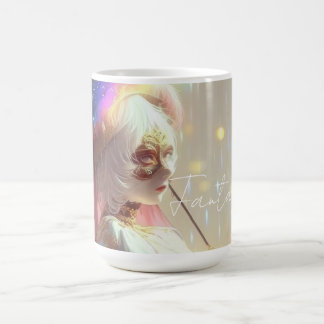 Mysterious Fantasy Girl - Ozean-Kunstästhetik Kaffeetasse