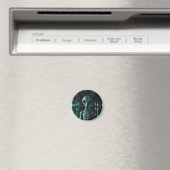 Mysterious Grey Alien Magnet (In Situ (Geschirrspüler))
