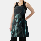 Mysterious Grey Alien Schürze (InSitu)
