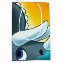 MYSTERIOUS HORNED DINOSAUR von Jeff Willis Art