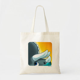 MYSTERIOUS HORNED DINOSAUR von Jeff Willis Art Tragetasche