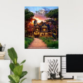 Mysterious Houses of Donnelly - No4 Mombasa Kenya Poster (Heimbüro)