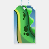 MYSTERIOUS LONG NECK DINOSAUR von Jeff Willis Art Geschenkanhänger (Vorderseite)