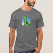 MYSTERIOUS LONG NECK DINOSAUR von Jeff Willis Art T-Shirt (Vorderseite)