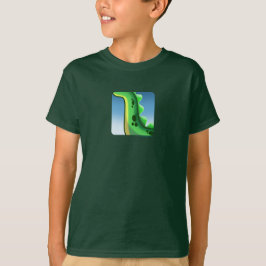 MYSTERIOUS LONG NECK DINOSAUR von Jeff Willis Art T-Shirt