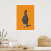 Mysterious masked woman by Wenceslaus Hollar Poster (Küche)