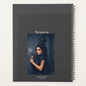 Mysterious Moon Witchy Mischief Quote GrayJournal Planer (Rückseite)