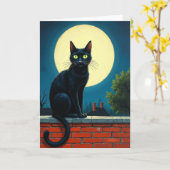 Mysterious Night Creature Karte (Gelbe Blume)