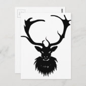 Mysterious Stag Postkarte (Vorne/Hinten)