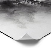 Mysterious Victorian Woman Portrait Art Poster (Ecke)