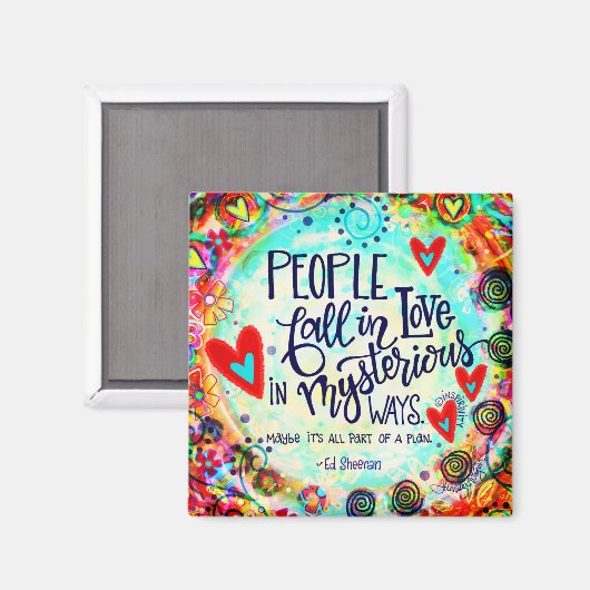 "Mysterious Waysl'Inspirivity Magnet" Magnet (Vorderseite/Rückseite)