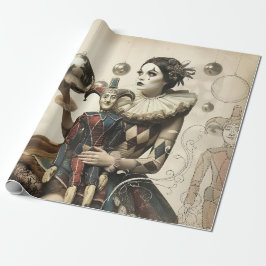 Mysterious Woman Geschenkpapier