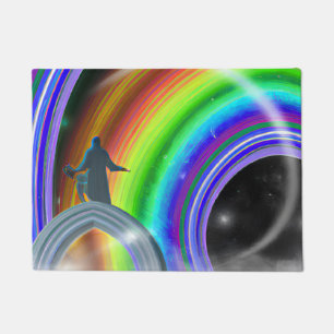 Mysterium am interdimensionalen Stargate Fußmatte