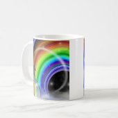 Mysterium am interdimensionalen Stargate Kaffeetasse (Vorderseite Links)