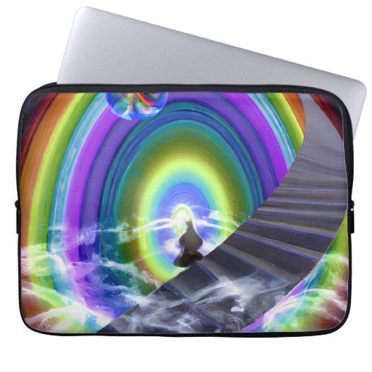 Mysterium am interdimensionalen Stargate Laptopschutzhülle (Vorderseite)