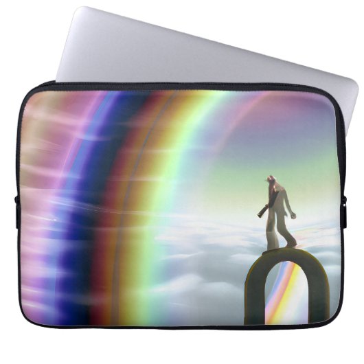 Mysterium am interdimensionalen Stargate Laptopschutzhülle (Vorderseite)