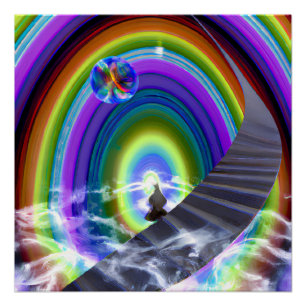Mysterium am interdimensionalen Stargate Poster
