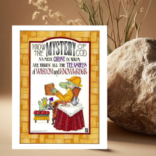 Mysterium Gottes Inspiration Postkarte