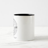 Mysterium Magnum Zweifarbige Tasse (Mittel)
