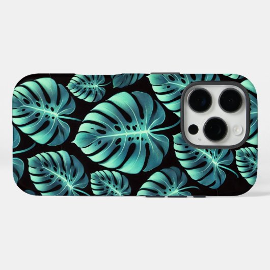 Mysterium Monstera Case-Mate iPhone Hülle (Rückseite (Horizontal))