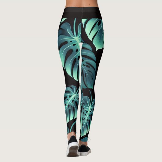 Mysterium Monstera Leggings (Rückseite)