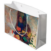 Mysterium, Redon große Geschenktasche Geschenktüte (Rückseite Schrägansicht)
