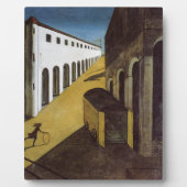 Mysterium und Melancholie von Giorgio de Chirico Fotoplatte (Vorderseite)