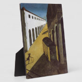 Mysterium und Melancholie von Giorgio de Chirico Fotoplatte (Seite)