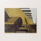 Mysterium und Melancholie von Giorgio de Chirico Puzzle (Horizontal)