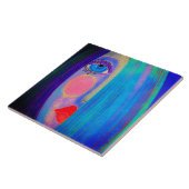 Mystery Abstrakte digitale Malerei einer Frau Fliese (Seite)