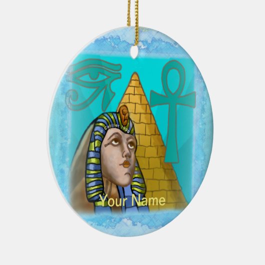 Mystery Ägypter-Ornament Keramik Ornament (Rechts)