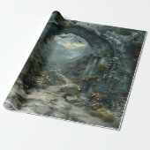 Mystery Arch Vampirecore Halloween | gotisch Geschenkpapier (Ungerollt)