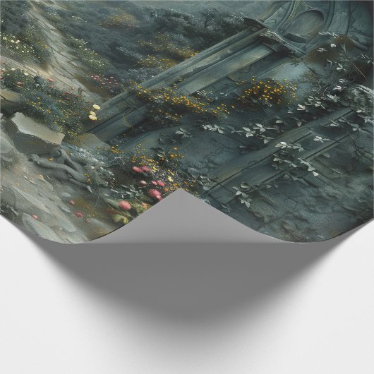 Mystery Arch Vampirecore Halloween | gotisch Geschenkpapier (Ecke)