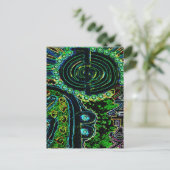 Mystery Art Postkarte (Stehend Vorderseite)
