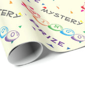 Mystery BINGO Preis mit Confetti Gift Wrap Geschenkpapier (Rolleneckpunkt)