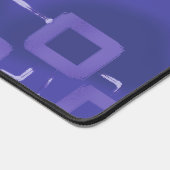 Mystery Blue Geometric Squares Desk Mat Schreibtischunterlage (Ecke)