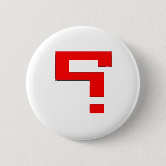 Mystery Box Fragezeichen Patches & Buttons (Vorderseite)