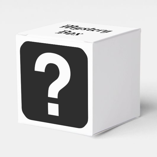 Mystery Box Geschenkschachtel (Vorderseite)