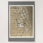 Mystery Chandelier Ballroom sepia Abbildung Puzzle (Vertikal)