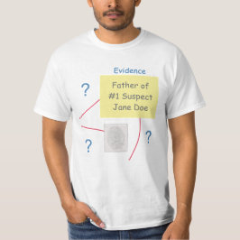 Mystery Crime Solving Evidence Board Vater T-Shirt