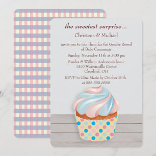 Mystery Cupcake Gender Offenlegung Einladung