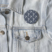 Mystery-Fragezeichen Rätsel blau-grau Button (Beispiel)