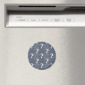 Mystery-Fragezeichen Rätsel blau-grau Magnet (In Situ (Geschirrspüler))