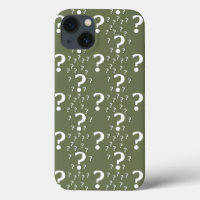 Mystery-Fragezeichen Rätsel olivgrün Ca