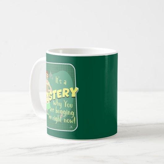 Mystery Fun Snarky Retro Reader Hausfrau Kaffeetasse (Vorderseite Links)